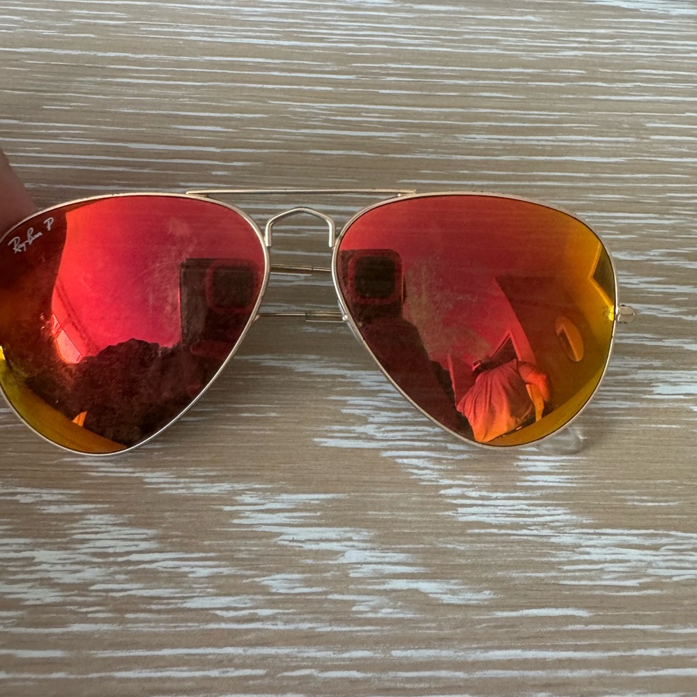 Red Ray bans - used
